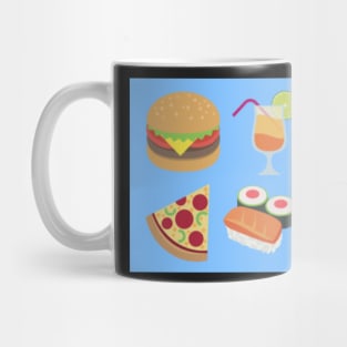 Takeaway Food Pattern Mug